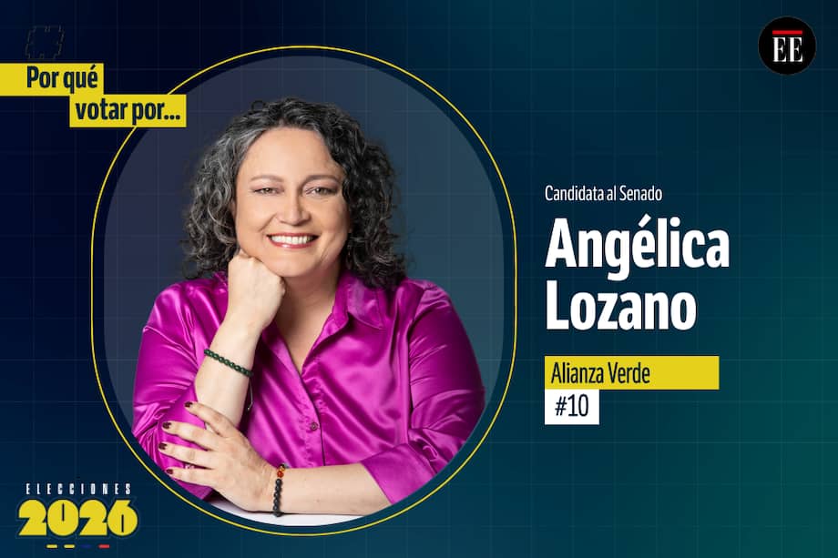 Angélica Lozano, candidata al Senado.