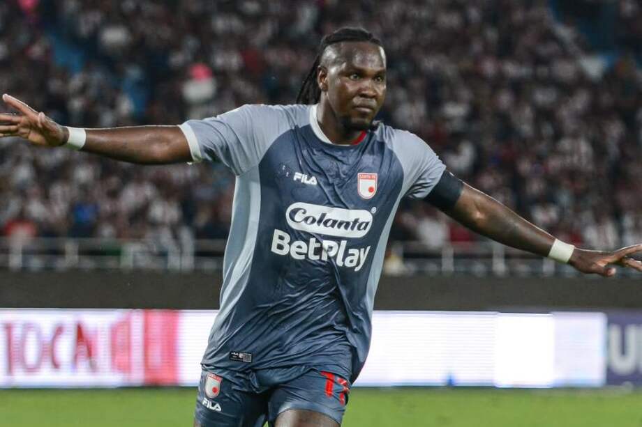 Hugo Rodallega, figura y referente de Independiente Santa Fe.