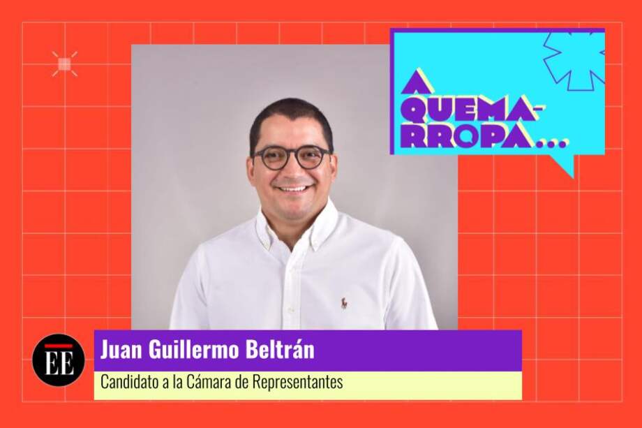 A Quemarropa con Juan Guillermo Beltrán, candidato a la Cámara por Tolima