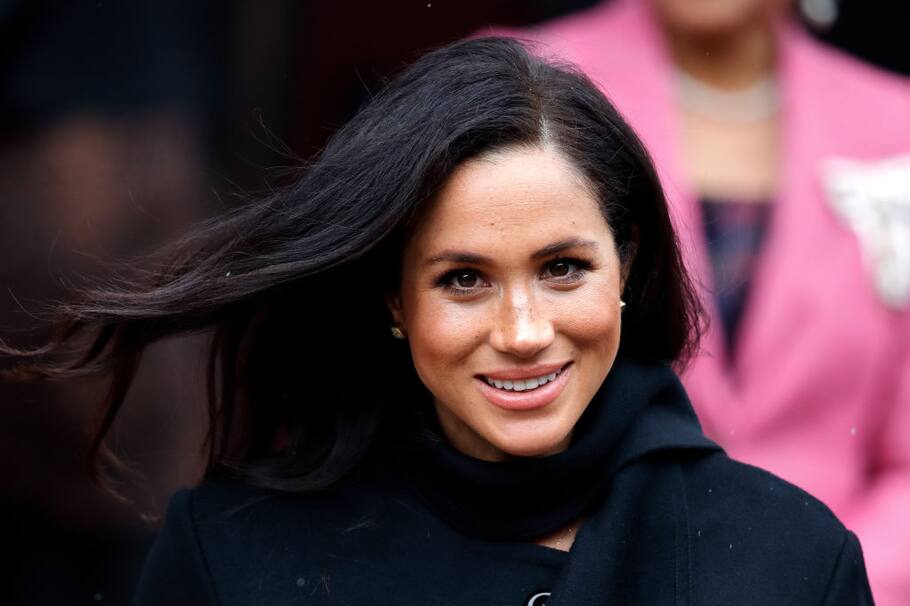 Meghan Markle, sin Harry, luchando contra la ansiedad. Usa parche para el estrés