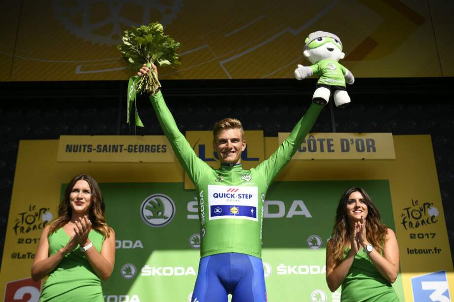 Marcel Kittel nuevo líder de la clasificación por puntos. / AFP