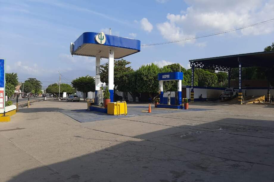 La cooperativa Ayatawacoop de La Guajira no definió una fecha para retomar sus actividades de venta de gasolina. / Cortesía