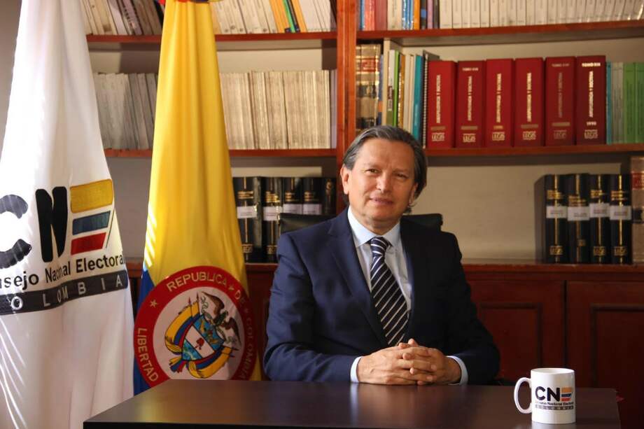 Armando Novoa, magistrado del CNE. / Cortesía