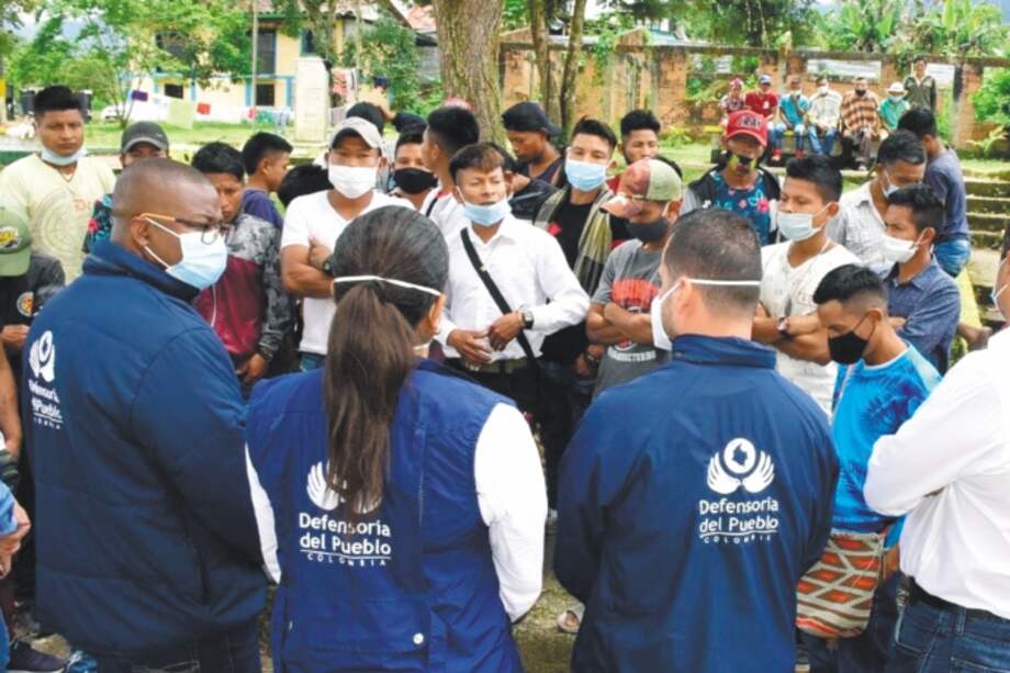 El 16 de marzo se realizó una jornada de verificación para activar las rutas de protección de las familias. / Cortesía