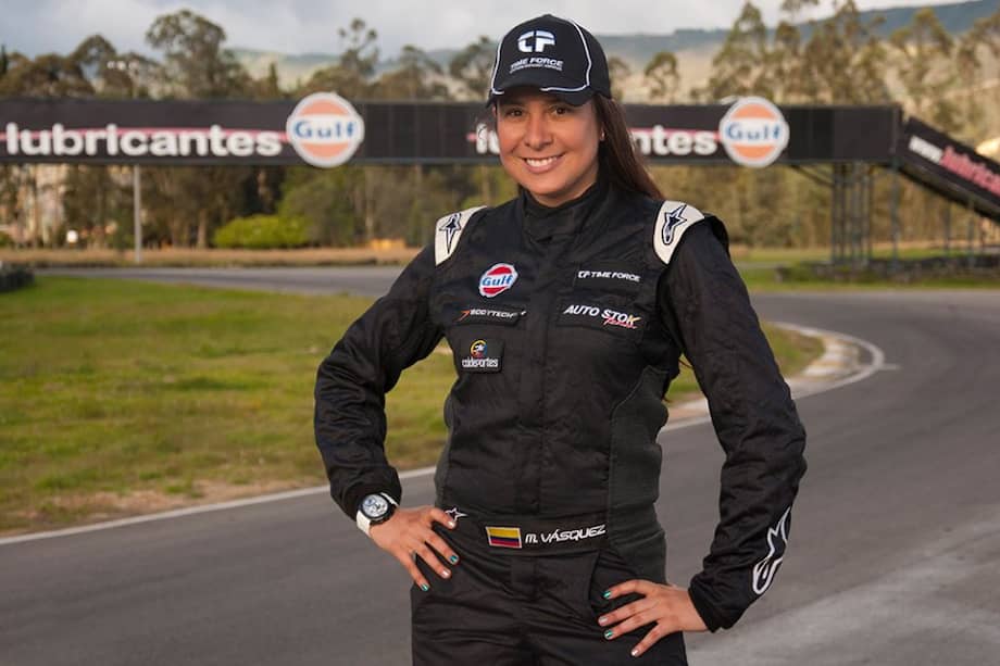 La piloto colombiana, Manuela Vásquez.