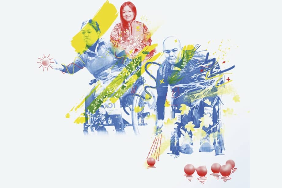 Leidy Chica comenzó a practicar boccia inspirada en su hermano mayor, Edilson Chica, en 2017.