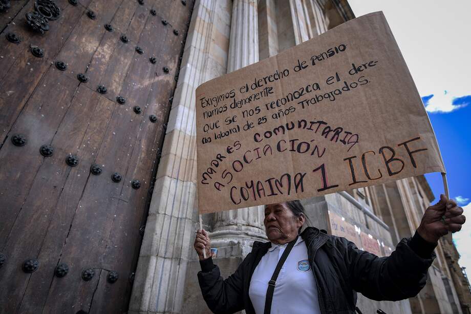 La Corte Constitucional aceptó las objeciones al proyecto de ley que buscaba vincular a las madres comunitarias como funcionarias del Estado. / Mauricio Alvarado.