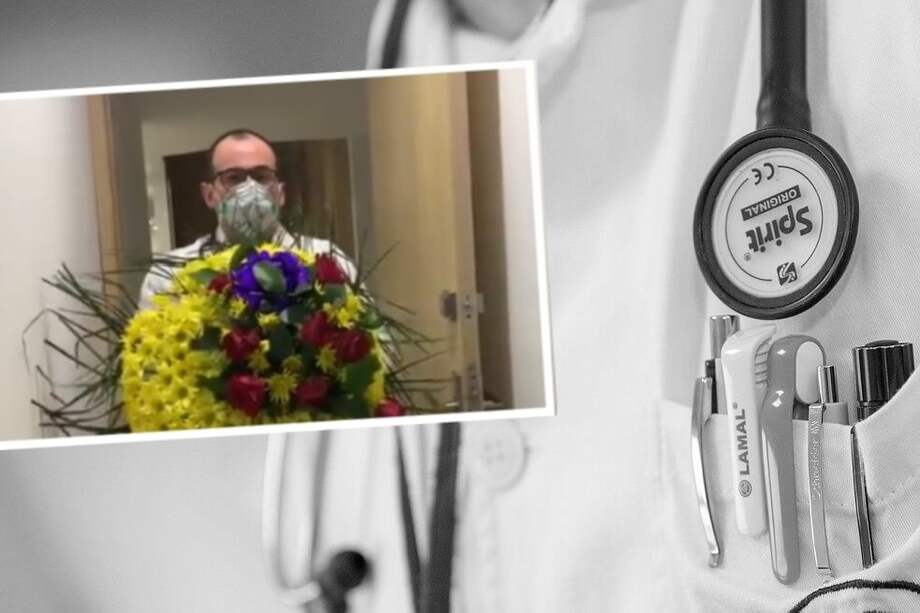 Las amenazas en contra del galeno llegaron a través de un sufragio y dos coronas fúnebres.