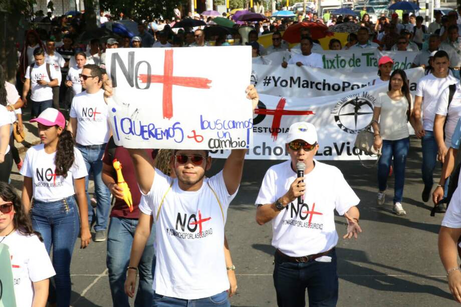 la actividad buscó congregar a la sociedad en pos de exigir acciones definitivas que pongan fin a la ola de actos delictivos. / Édgar Salas
