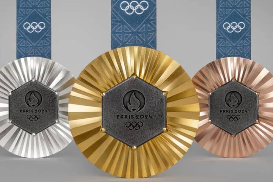 Estas son las medallas entregadas en los Juegos Olímpicos de París 2024.