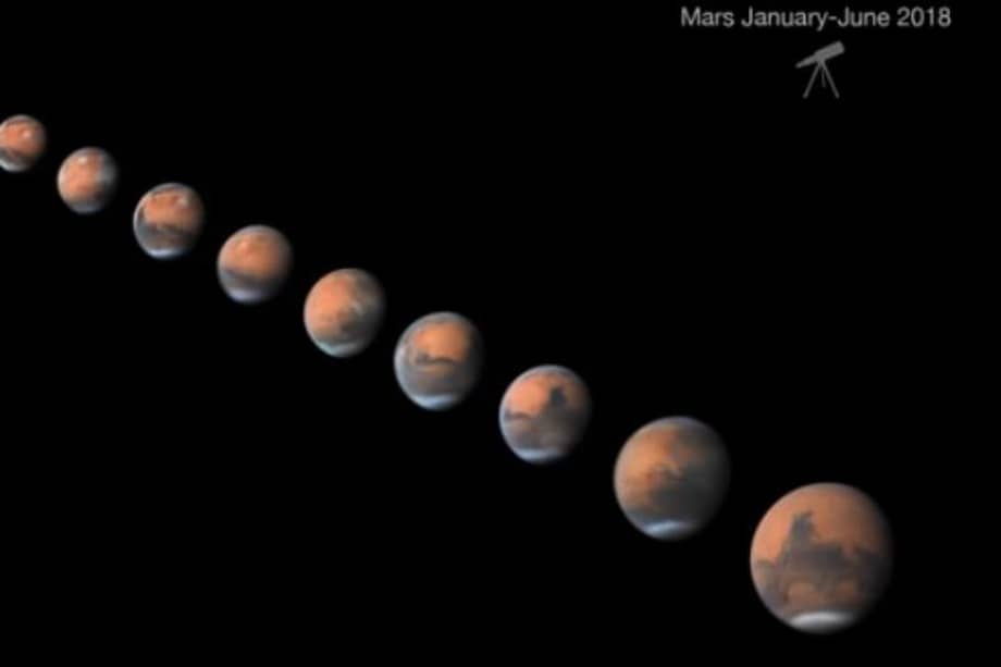 Marte podrá observarse a simple vista al final de julio. / NASA Youtube