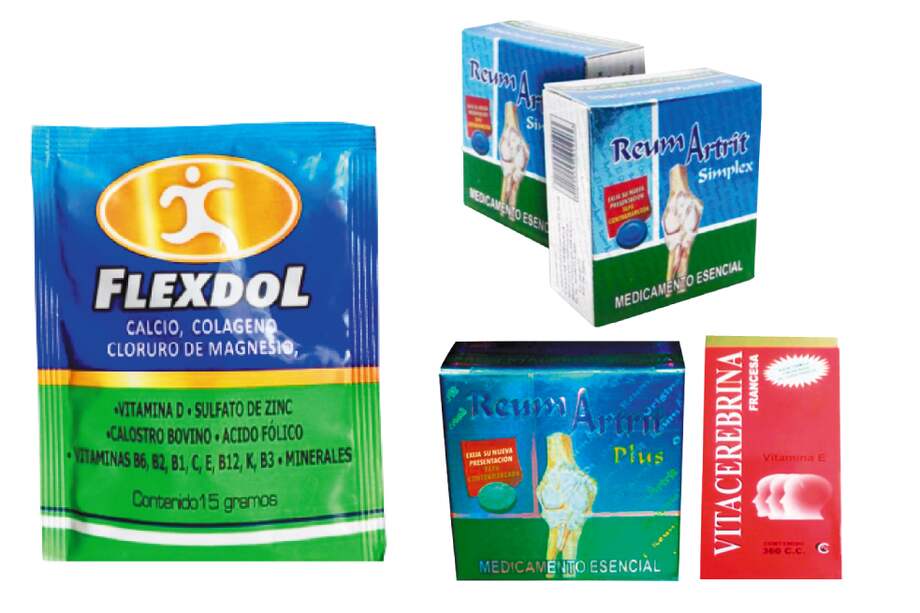 El Invima ha emitido siete alertas sobre la vitacerebrina francesa. Estos son algunos de los suplementos en los que se han encontrado falencias en las etiquetas. / Invima - Archivo