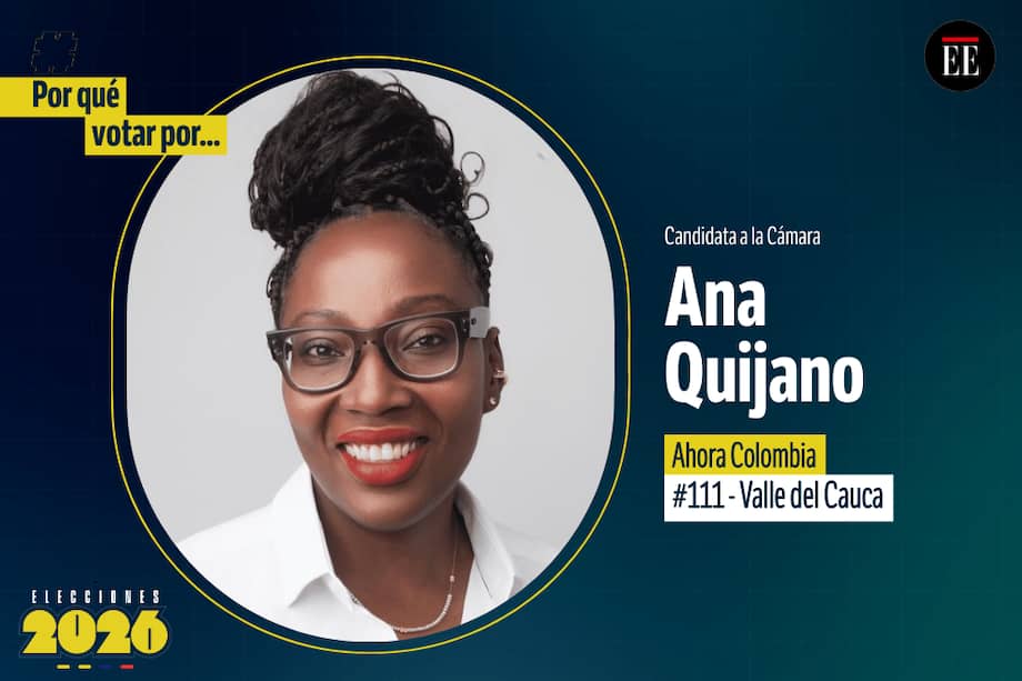 Ana Carolina Quijano es candidata a la Cámara. Va por Ahora Colombia.