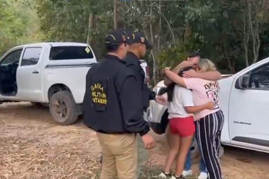 Las autoridades encontraron a Danna Sofía Meneses en una vereda del municipio de Rionegro.