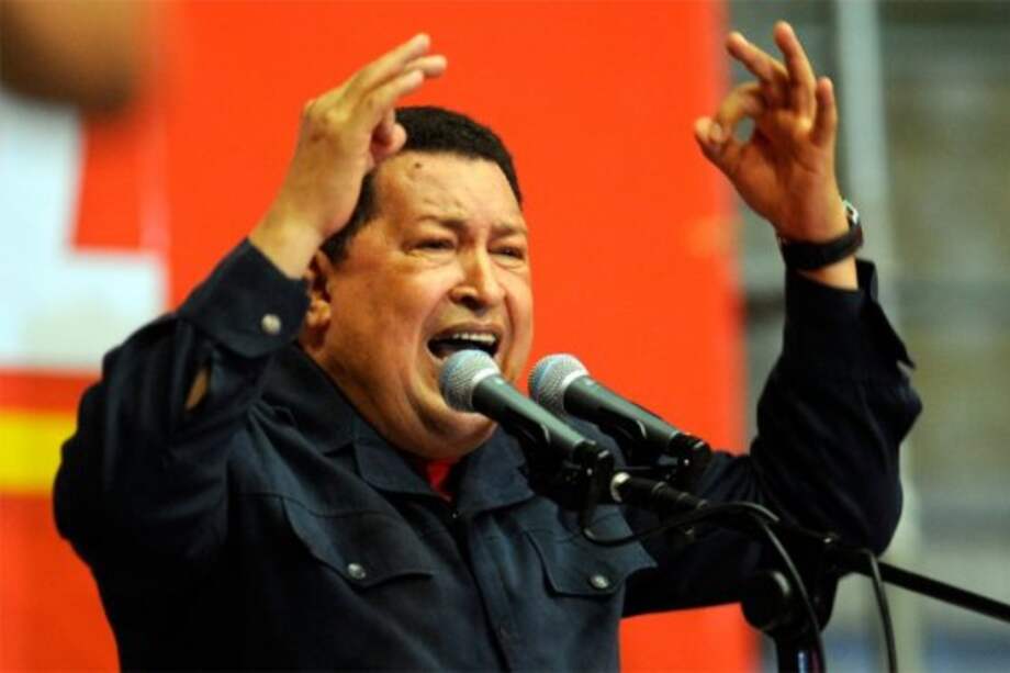 Hugo Chávez presidente de Venezuela-AFP