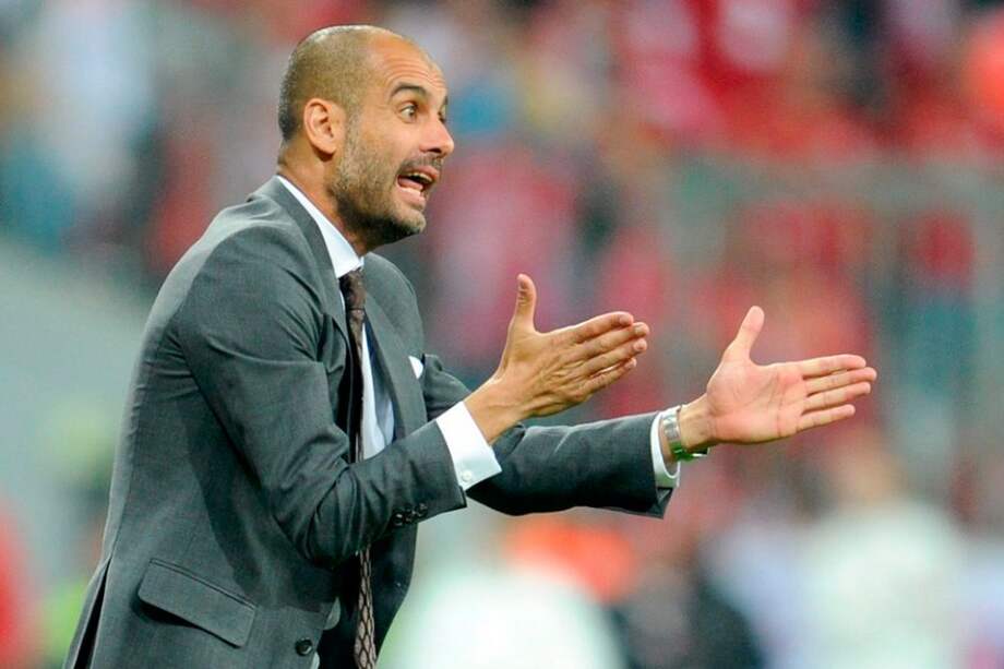 Pep Guardiola, DT del Bayern Múnich. Foto: AFP