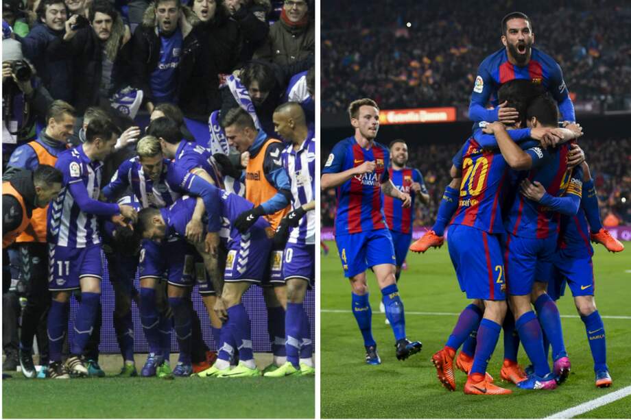 Alavés y Barcelona, finalistas de la Copa del Rey.
