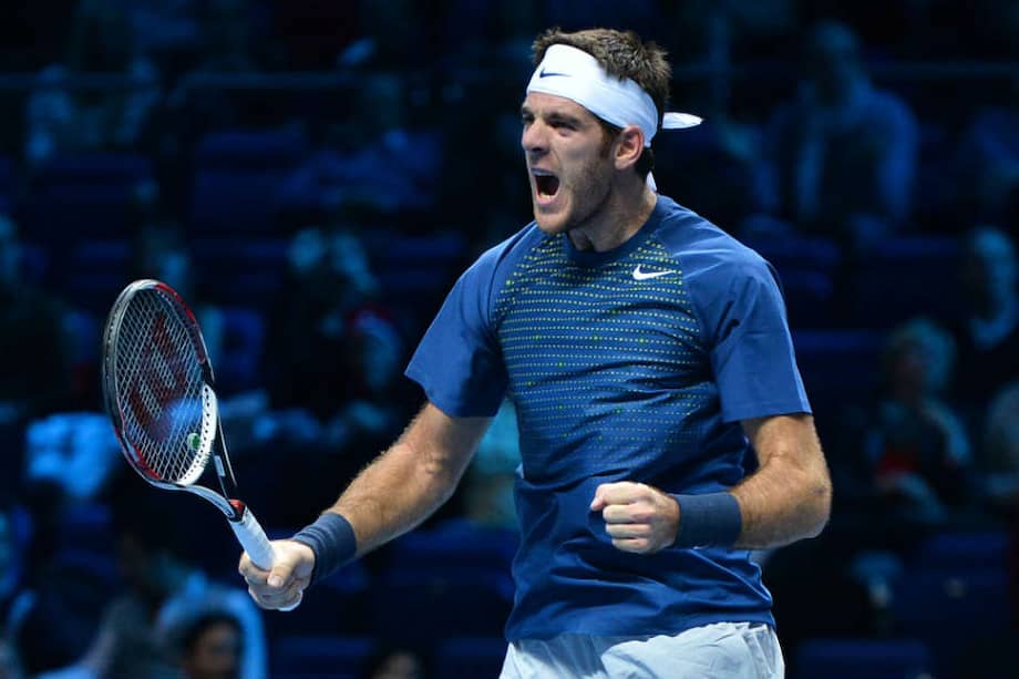 Del Potro ganó en su debut en el Torneo de Maestros 2013.