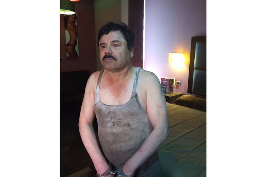 Primera imagen del narcotraficante Joaquín "El Chapo" Guzmán filtrada a medios locales tras su recaptura en la ciudad de Los Mochis, Sinaloa (México). / Efe