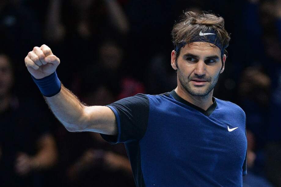 Roger Federer ganó su tercer partido en el Torneo de Maestros. Foto: AFP