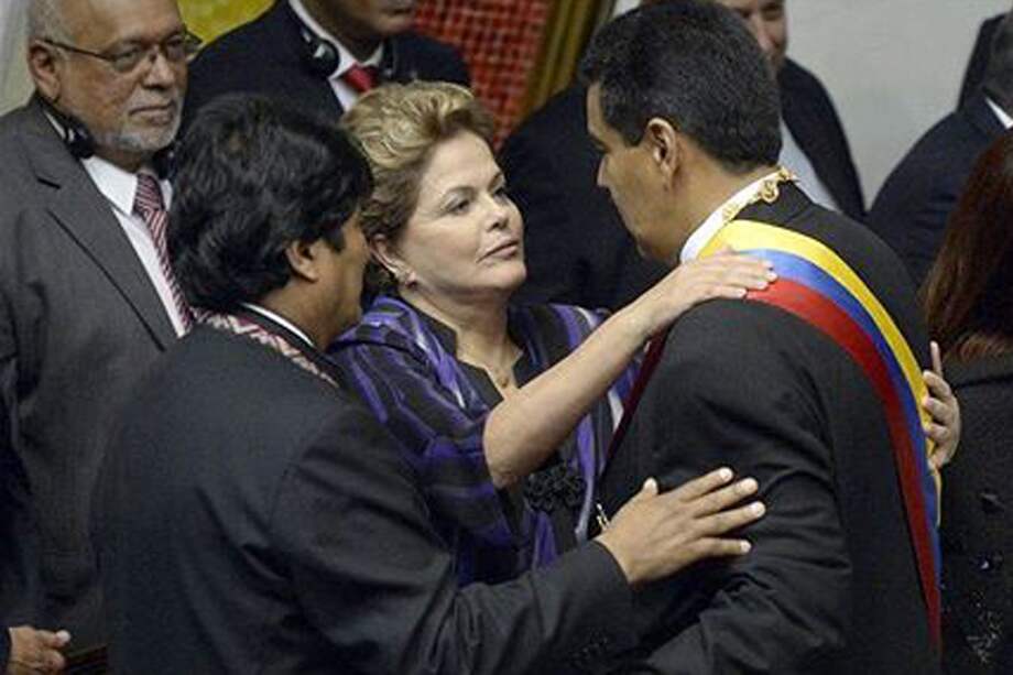 Nicolás Maduro termina en Brasil su primera gira por Mercosur