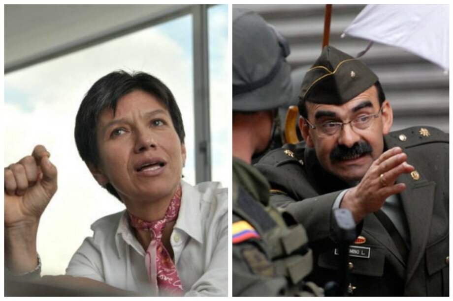 Airado rifirrafe entre Claudia López y el general Rodolfo Palomino