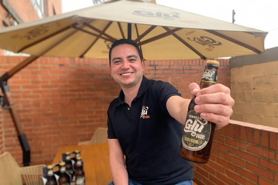 Él es Andrés Sánchez, el emprendedor detrás de "Cerveza GLU, Gluten Free"