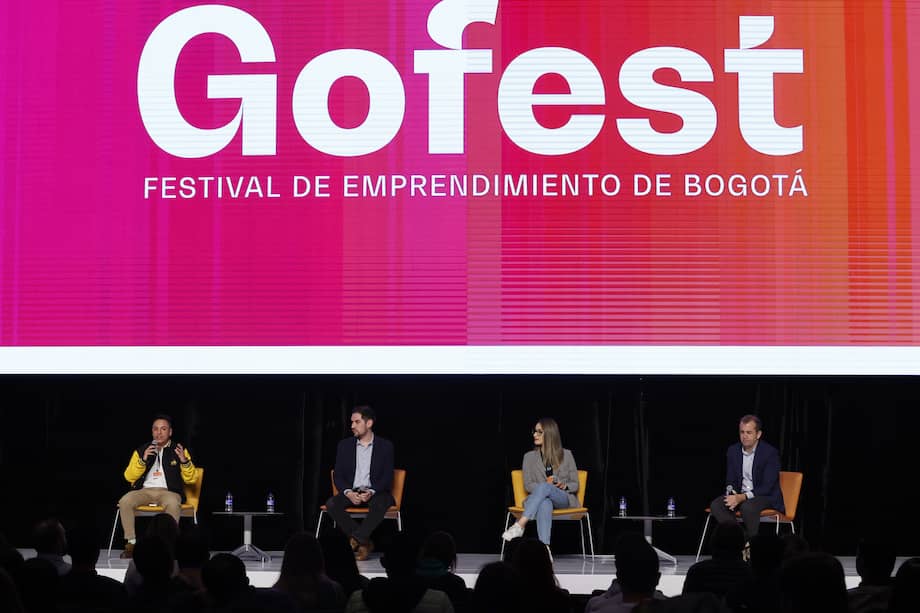 Una de las conferencias del Gofest en Bogotá, en el 2024. EFE/ Mauricio Dueñas Castañeda