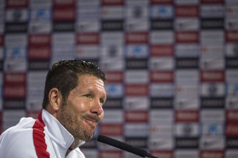 Diego Simeone, técnico de Atlético de Madrid: Foto: EFE