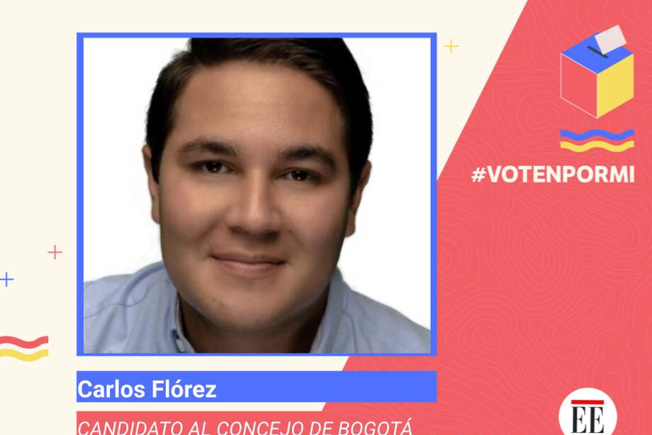 Carlos Flórez, candidato al Concejo de Bogotá.