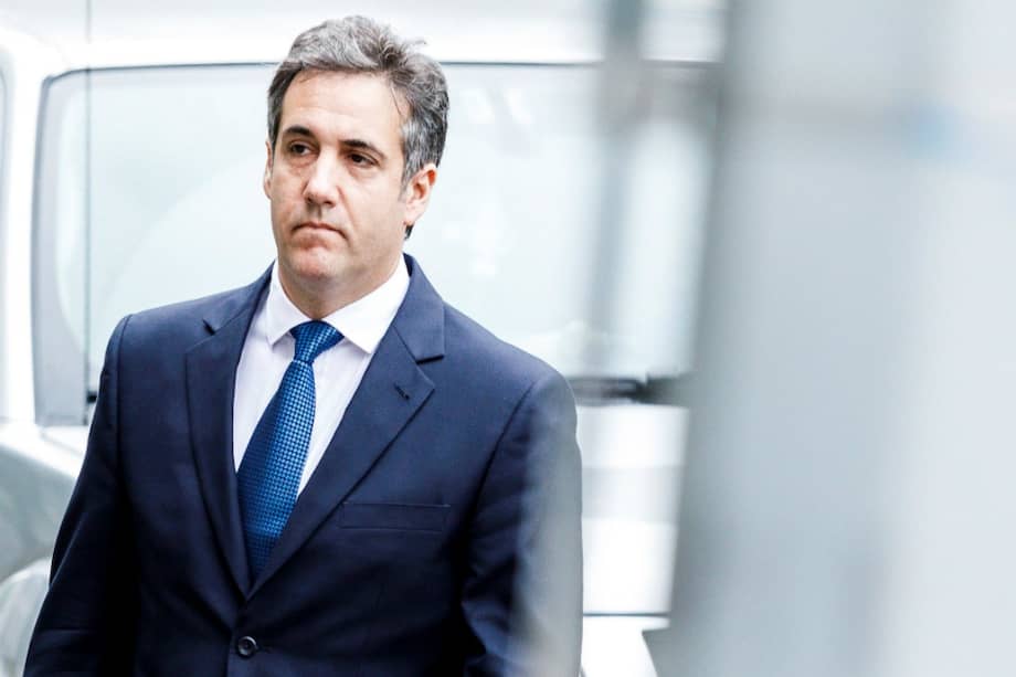 El exabogado personal del presidente estadounidense, Donald Trump, Michael Cohen, a su llegada a su juicio en Nueva York, Estados Unidos, el 30 de mayo del 2018. / EFE