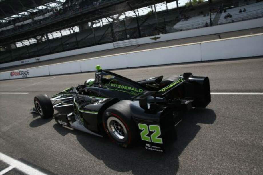 Juan Pablo Montoya durante la sesión de clasificación a la Inndianápolis 500 / Chris Jones - Indycar