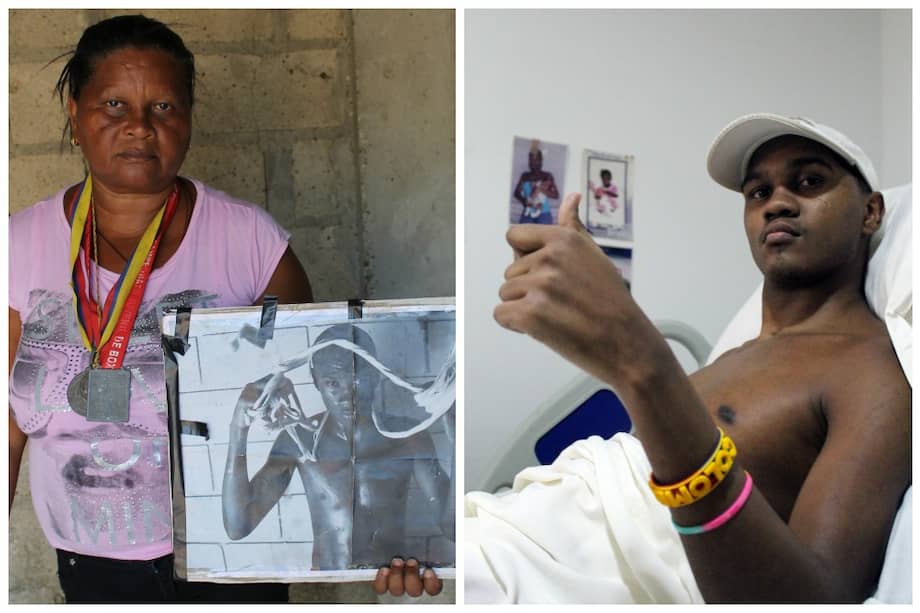 Justina Núñez, mamá de José Carmona. / Fotos: Jesús Fragozo Caro José Carmona no pierde la fe de recuperar su movilidad.