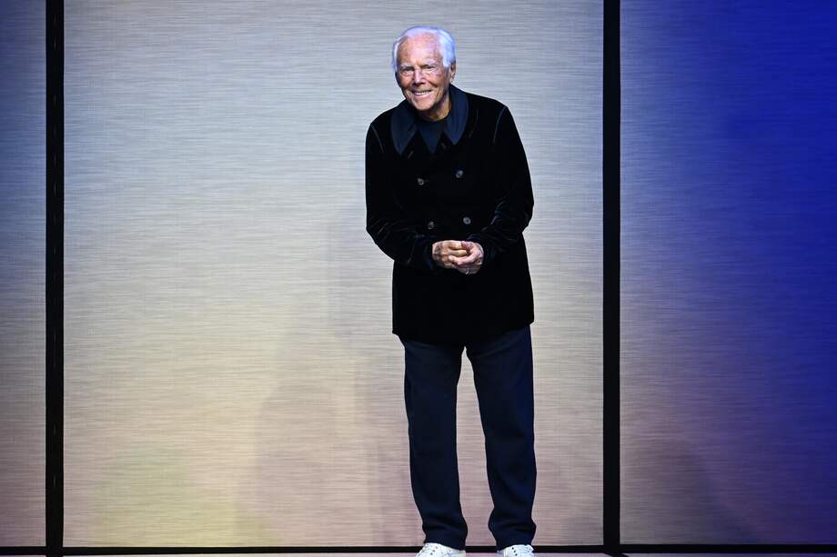 Giorgio Armani. / EFE/EPA/Daniel Dal Zennaro