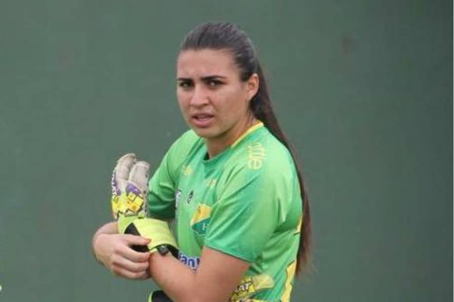 Daniela Solera, arquera del Atlético Huila. / @nacion