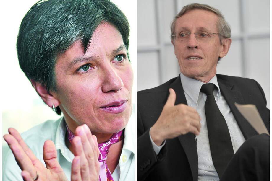 Los senadores Claudia López y Antonio Navarro. / Archivo