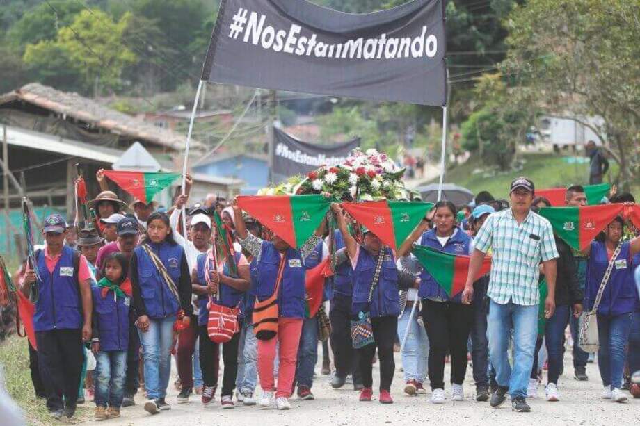 La Cumbre Agraria Campesina, Étnica Y Popular, y Las Plataformas de Derechos Humanos solicitaron al Gobierno respeto y garantías al derecho a la protesta. / EFE