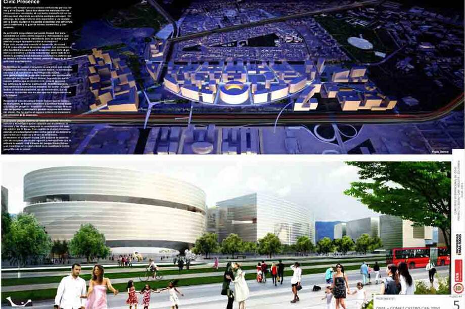 Así se verá el CAN, según la Empresa Nacional de Renovación Urbana. /Cortesía