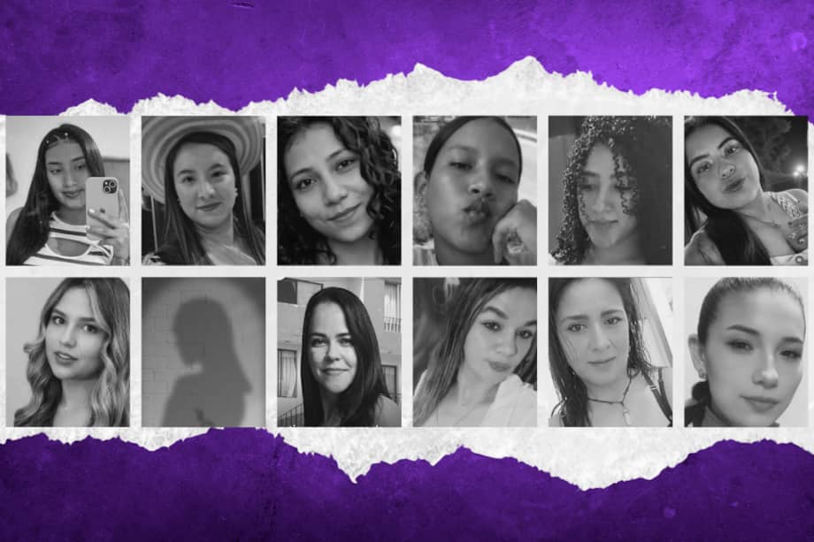 Los casos reunidos en esta imagen ocurrieron en distintas regiones del país y son investigados como feminicidio.