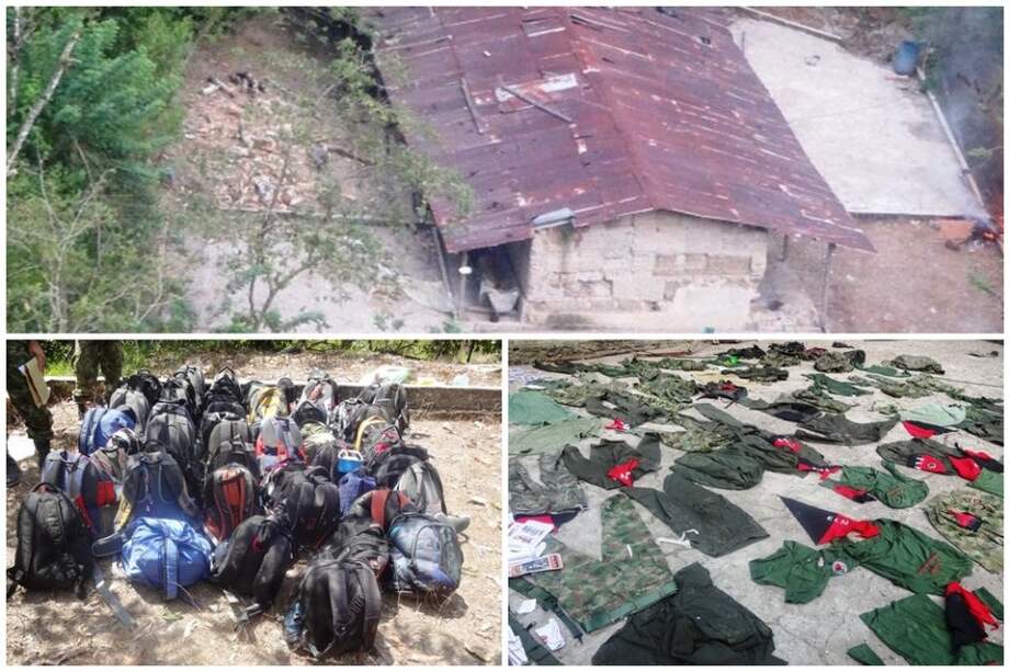 En el lugar aproximadamente 60 guerrilleros recibían instrucción detallada para el manejo y preparación de artefactos explosivos improvisados, así como la preparación de campos minados.