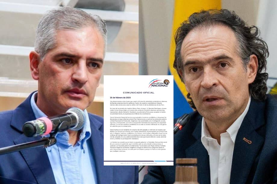 El gobernador Andrés Julián Rendón y el alcalde Federico Gutiérrez denunciaron que habría un plan para atacarlos. Salvación Nacional también señaló que algunos de sus candidatos estarían amenazados.