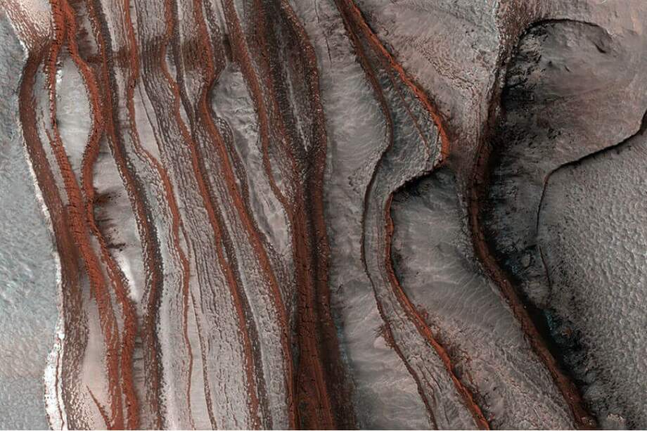 Simulación de los causes de los antiguos ríos en marte. / Wikimedia Commons