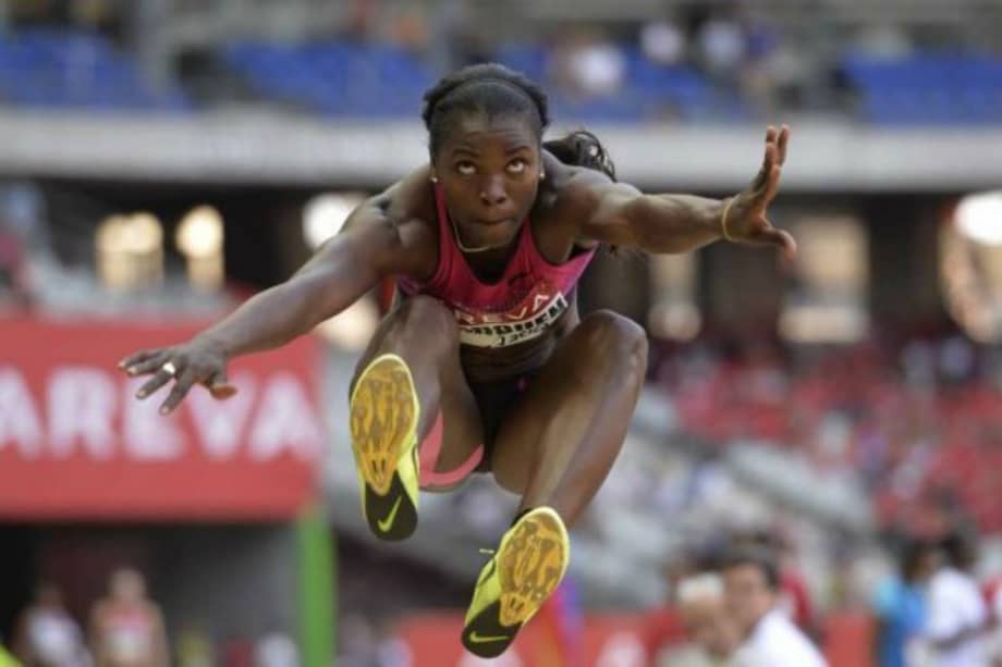 La atleta colombiana Caterine Ibargüen, campeona olímpica y mundial. / Archivo
