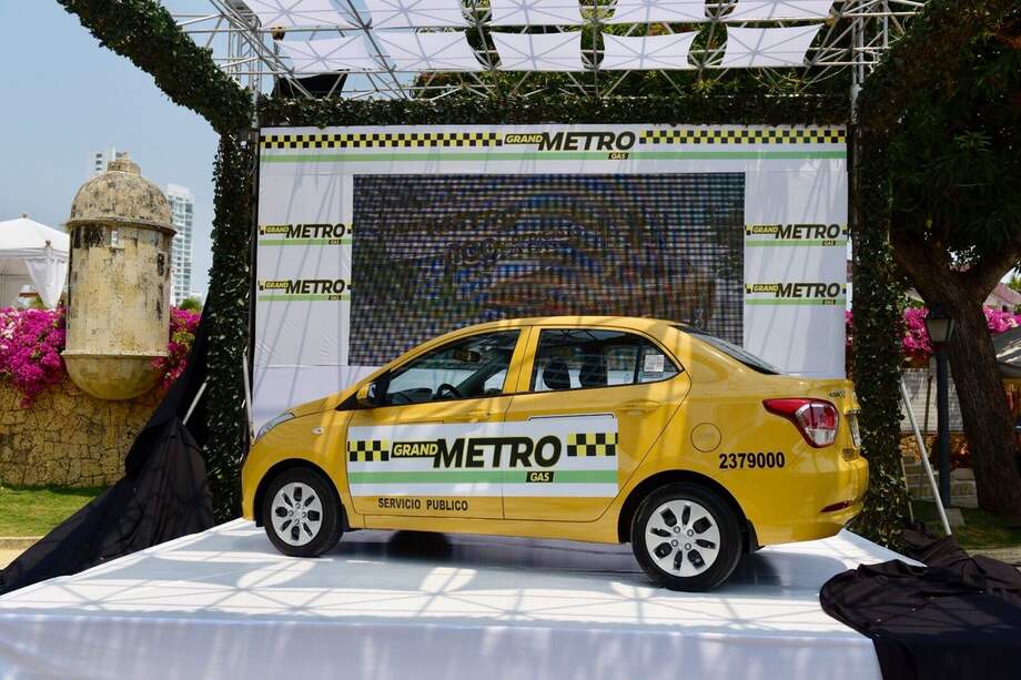 Uno de los vehículos a gas natural vehicular lanzado al mercado colombiano. / Naturgas