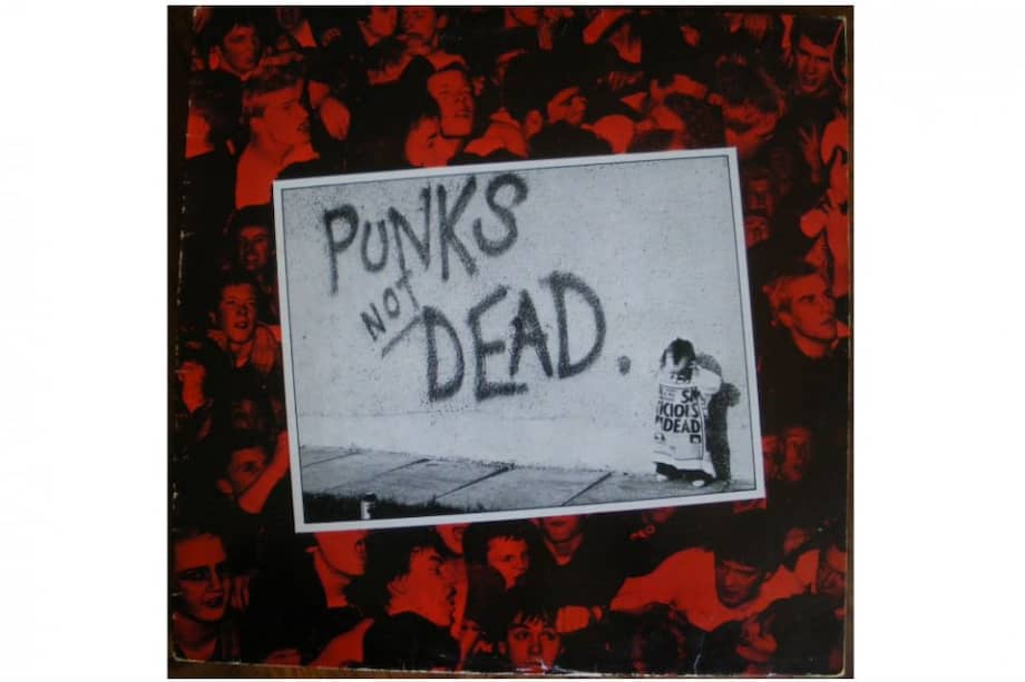 Portada de uno de los discos de la agrupación Exploited en la década de los 80's.