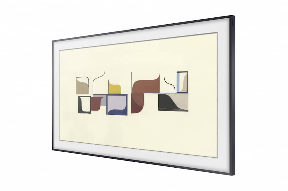 De acuerdo con Samsung, su modelo de TV The Frame queda completamente pegado a la pared para simular ser una obra de arte en la sala.