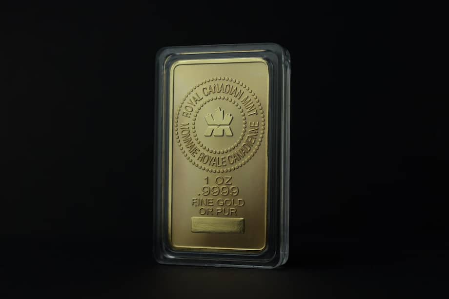 Lingote de oro. Imagen de referencia.