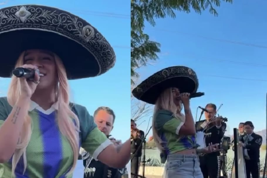 La paisa se vistió de mariachi y así emocionó a sus seguidores. Interpretó una famosa canción de Vicente Fernández.