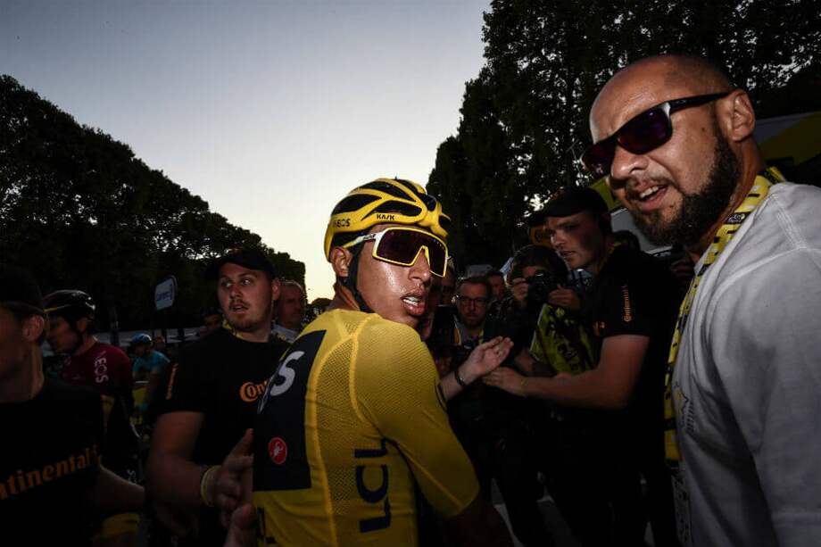 Egan Bernal, ganador de la primera edición del Tour Colombia, en 2018, estará en la de 2020. / AFP