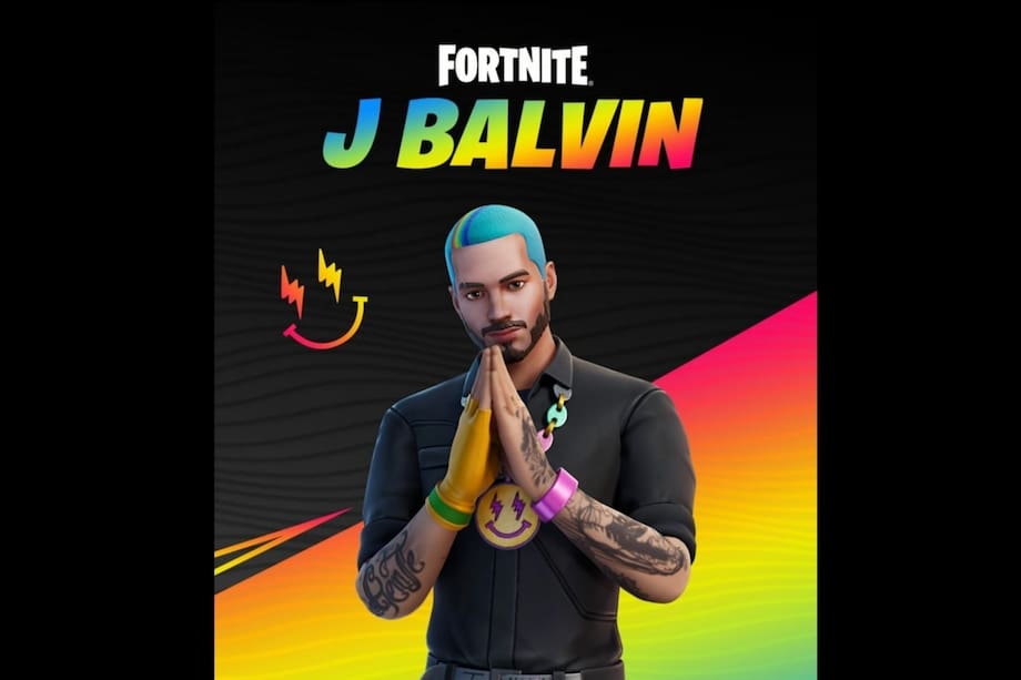 ¿Cómo te parece el avatar de J Balvin en Fortnite?